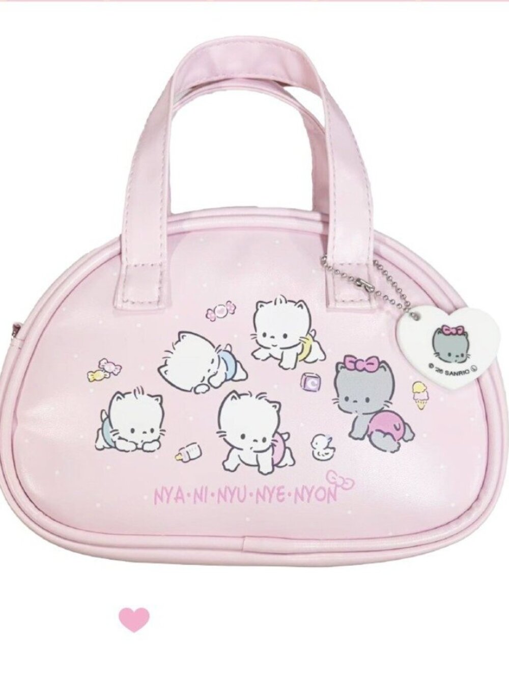 Nya Ni Nyu Nye Nyon Mini Boston Bag | Sanrio | NWT